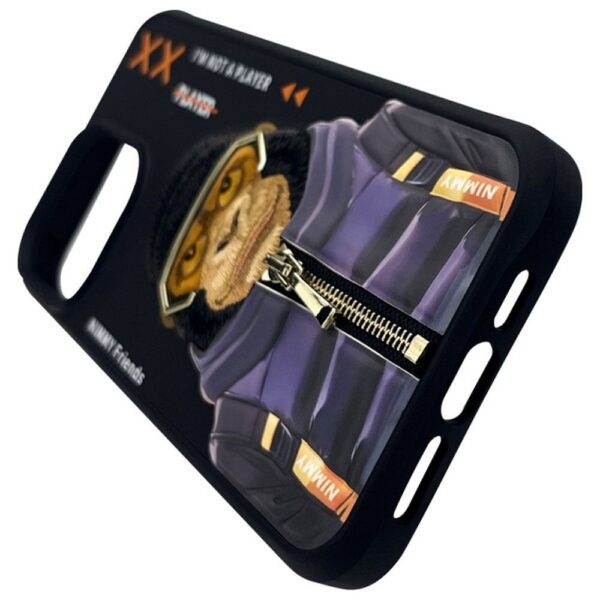 c5d8714f9c0030a223e7dcf7b2b4146a NIMMY case COOL&CUTE 2.0 Monkey for IPHONE 15 Pro Max black