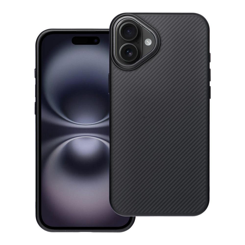 c6dceec20d673d386d90fec4975d2826 Carbon Elite Mag Cover compatible with MagSafe for IPHONE 16 PLUS black