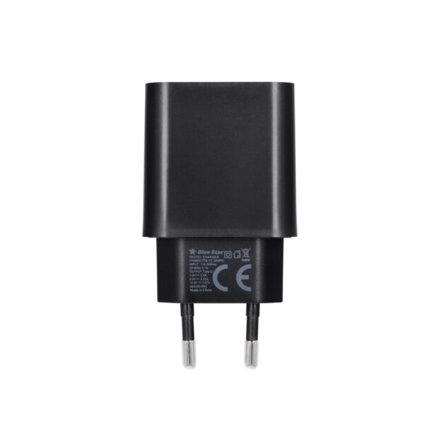 BLUE STAR travel charger Type C PD QC4.0 3A 25W TFB-TC-25WPD black