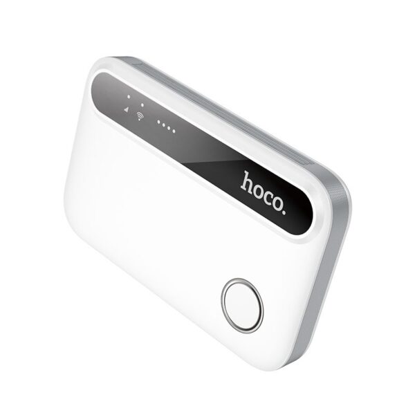 Portable wireless router Hoco WiFi HI41 white