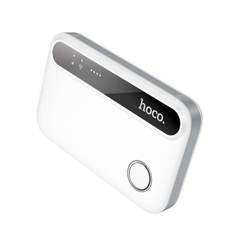 Portable wireless router Hoco WiFi HI41 white