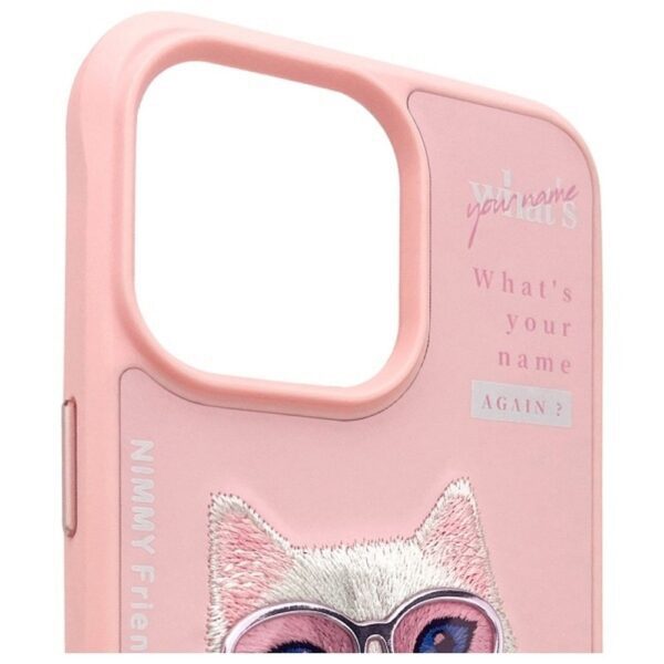 NIMMY case COOL&CUTE 2.0 Cat for IPHONE 15 Pro pink
