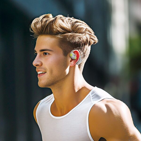 HOCO wireless bluetooth earphones TWS EA1 milky white