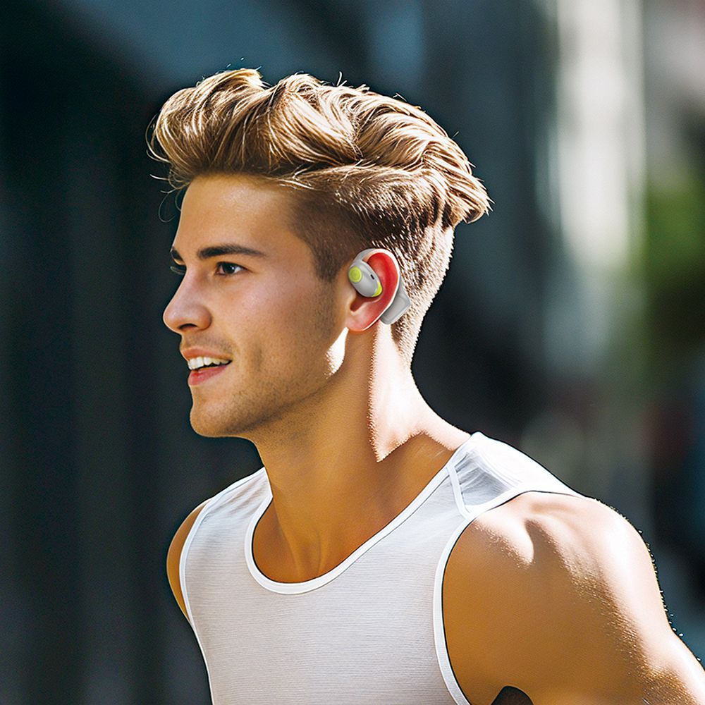 HOCO wireless bluetooth earphones TWS EA1 milky white