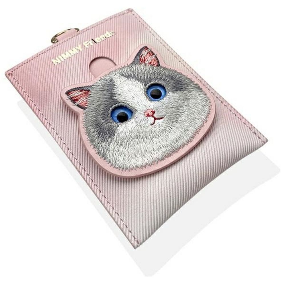 cc51df41a9393a3bcc594d0bf7857ad3 NIMMY set 3in1 phone bag + wallet + gps cover BIG EYED PET 2.0 Cat pink