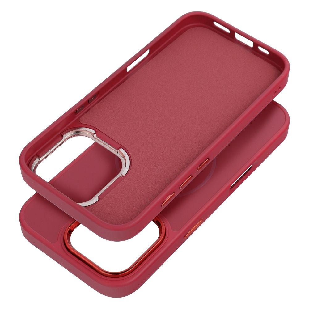 FRAME MAG COVER Case compatible with MagSafe for IPHONE 16e (SE 4 2025) magenta