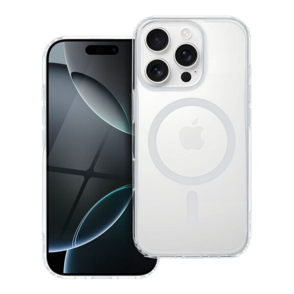 Drop Glue Colorful Ring Mag Cover compatible with MagSafe for IPHONE 13 PRO MAX white