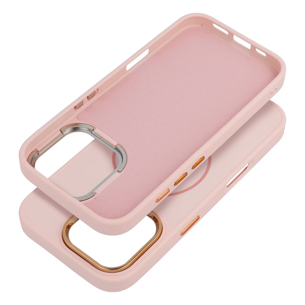 FRAME MAG COVER Case compatible with MagSafe for IPHONE 13 PRO powder pink
