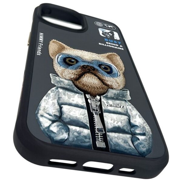 d18e14ef7a3d0036794cb212a8f27496 NIMMY case COOL&CUTE 2.0 Dog for IPHONE 15 black