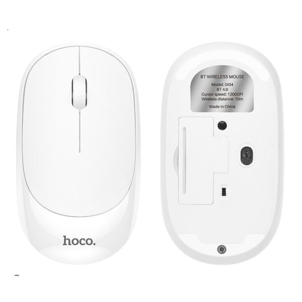 Wireless mouse Hoco 2,4G DI04 white