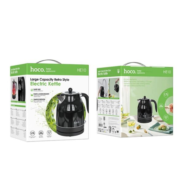 d3ea5407c4c26b771baebfd812c47b64 Electric kettle Hoco retro style 1,7L HE10 black