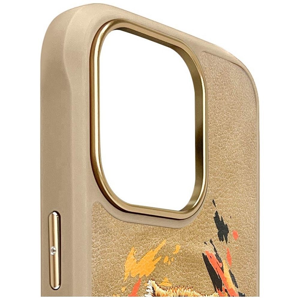 d43f2f4c784b68889f59eceab46cef79 NIMMY case TIGER compatible with MagSafe for IPHONE 16 Pro light brown