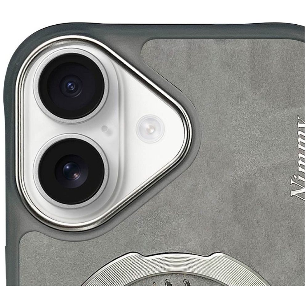 NIMMY case DRAGON compatible with MagSafe for IPHONE 16 gray