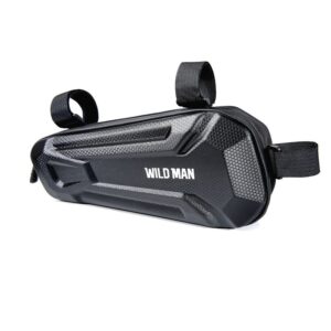 WILDMAN traveling bag under the bike frame with zipper 1,8L XT9 black