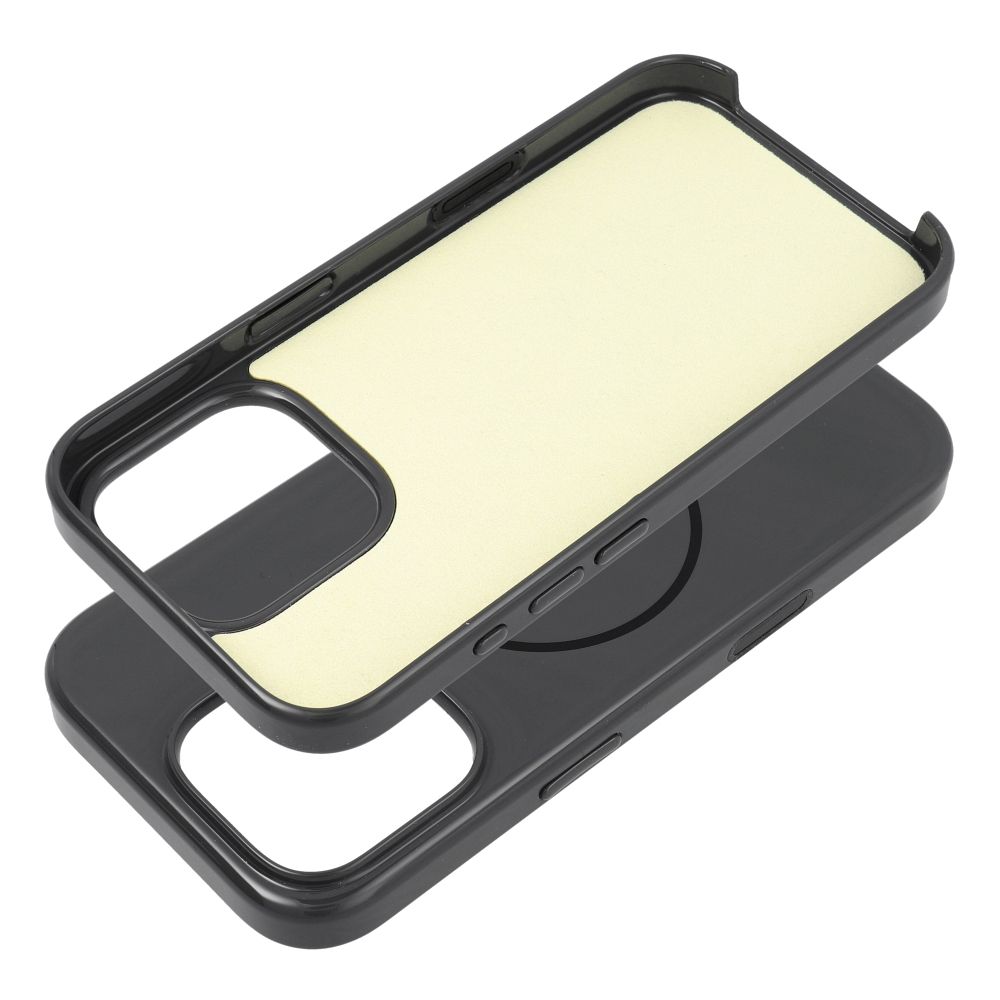 Glossy Mag Cover compatible with MagSafe for IPHONE 16 PRO MAX black
