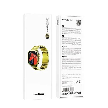 HOCO smartwatch Y12 Ultra smart sports watch (call version) light gold