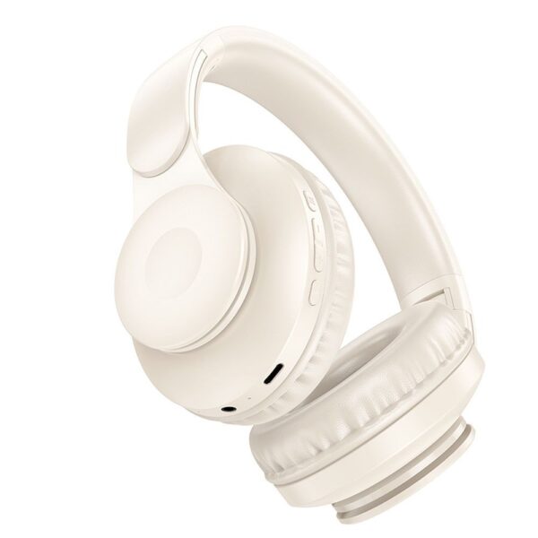 da06fa8bf1413ab17555948489ed0af2 HOCO wireless headphones milky whitetooth W45 milky white