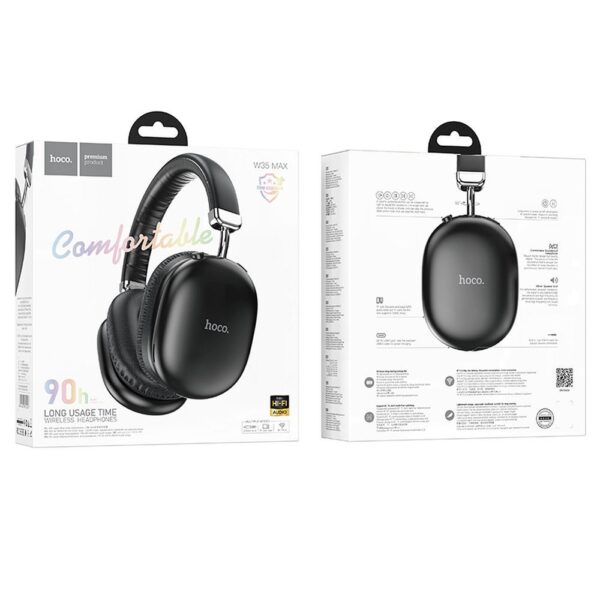 HOCO wireless bluetooth headphones W35 Max black