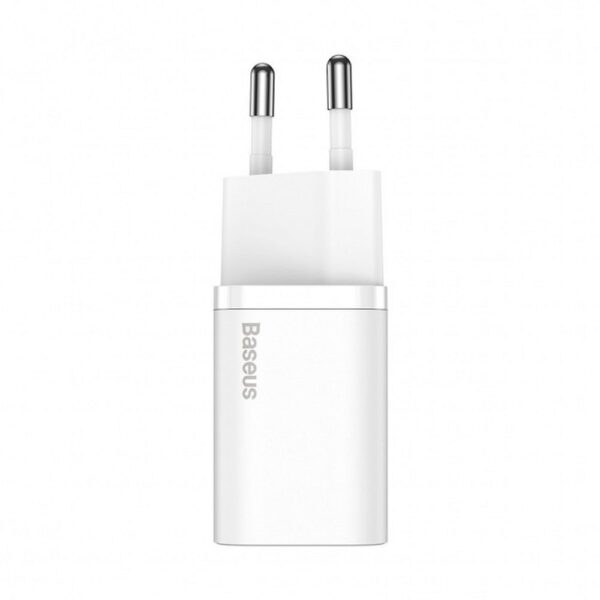 BASEUS charger Type C + cable Type C to Lightning PD QC3.0 3A 20W TZCCSUP-B02/CCCJGCE-D white