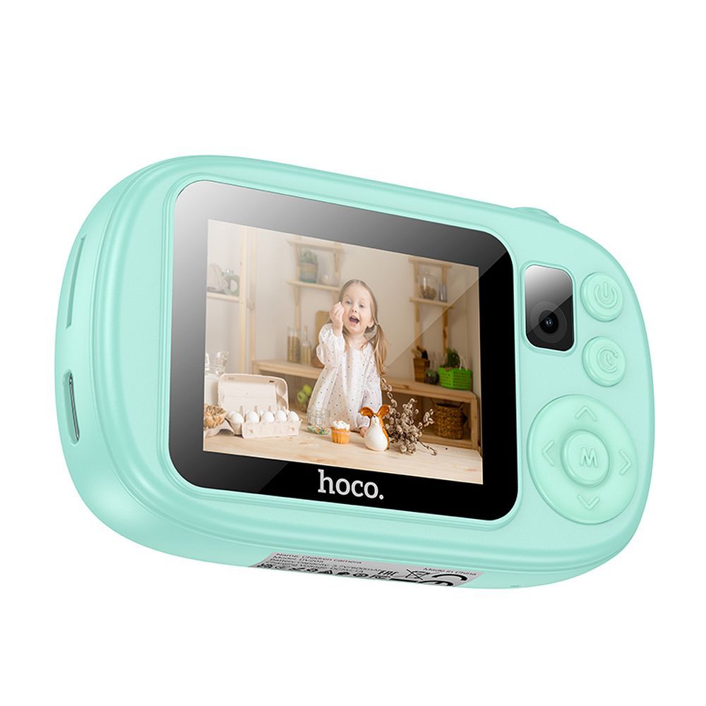 Digital kids camera with selfie function Hoco 1MP 2,0" HD Ready DV205 blue