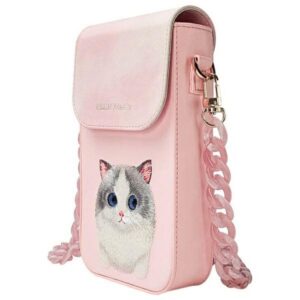 dd432453d541024d2e2f99318231c517 NIMMY set 3in1 phone bag + wallet + gps cover BIG EYED PET 2.0 Cat pink