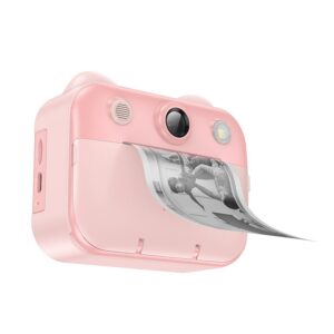 Digital kids camera with printer and selfie function Hoco 2,4" DV204 pink