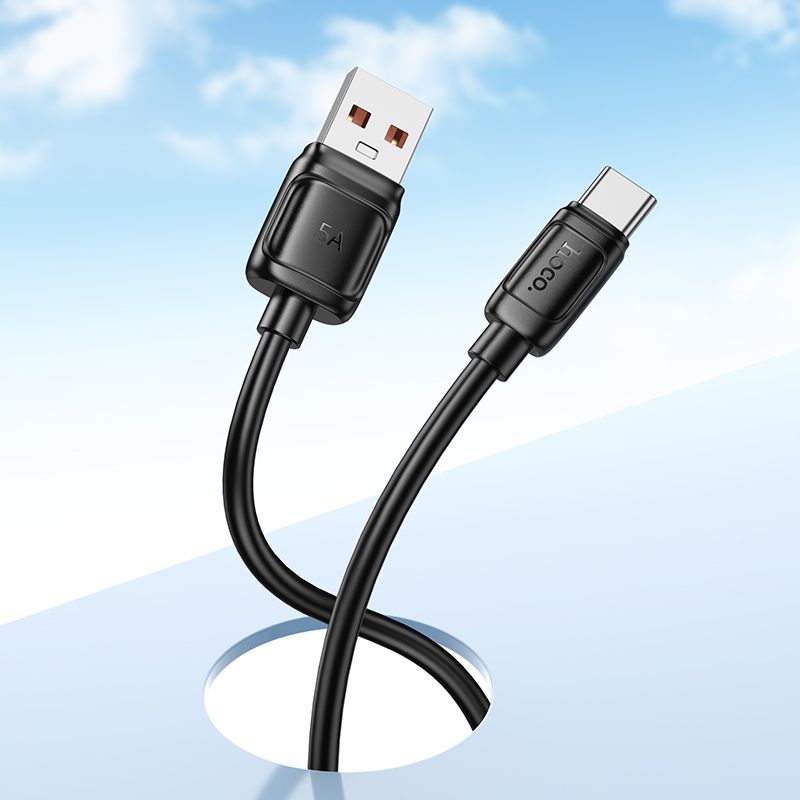 HOCO cable USB A to Type C 100W X115 1 m black