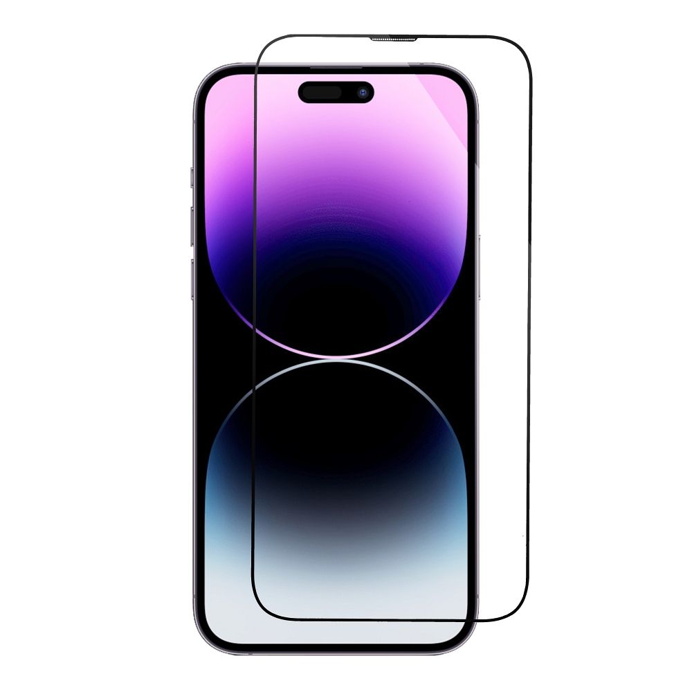 5D Full Glue Tempered Glass for iPhone 17 Air black + applicator
