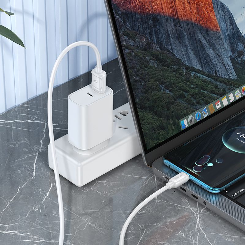 HOCO cable USB A to Type C 100W X115 1 m white