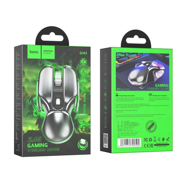 Wireless gaming mouse Hoco 2,4G DI43 black