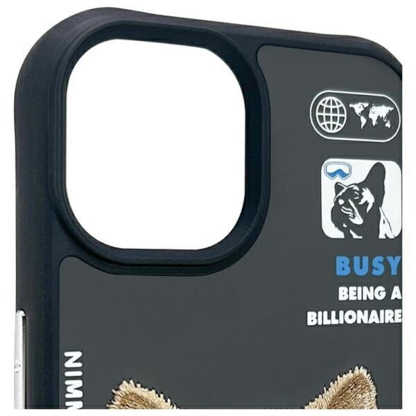 e1f6b8088da4d9ccac4322bbdf15773d NIMMY case COOL&CUTE 2.0 Dog for IPHONE 15 black