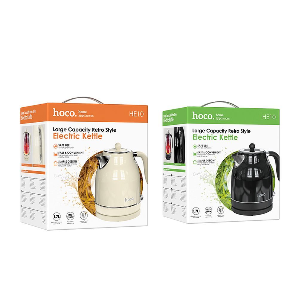 e4c47a6c65e67dd23287870c2366ea3c Electric kettle Hoco retro style 1,7L HE10 black
