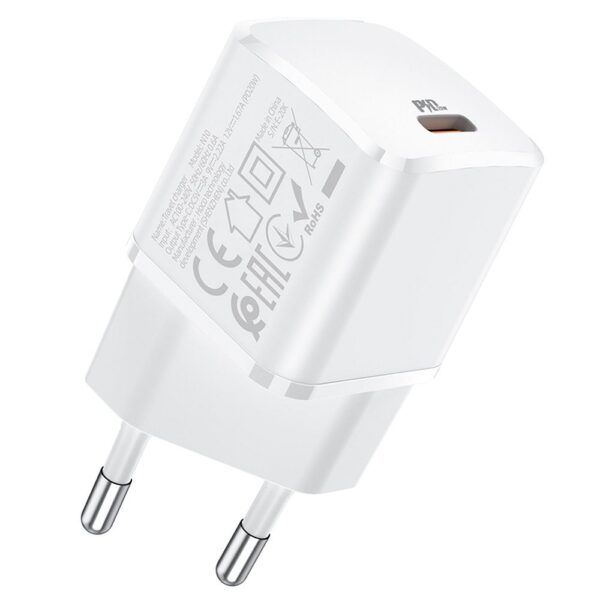 HOCO travel charger Type C PD 20W N10 white