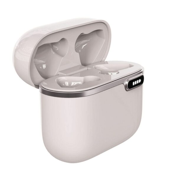 e527250d5163078da7e5c867a9d59434 ART wireless earphones bluetooth TWS + docking station Type C AP-TW-B4W white