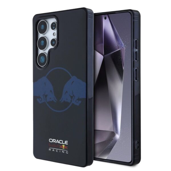 e6f5b6c09efa55cb2964d399253448b2 RED BULL futerał do SAMSUNG S25 Ultra RBHMS25L24HIDBV (Magnetic IML Transparent PC Two Bulls) navy