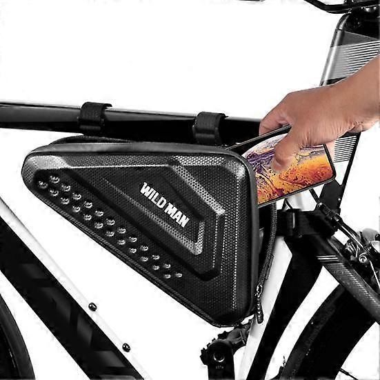 WILDMAN traveling bag under the bike frame with zipper 2,5L ES19 black