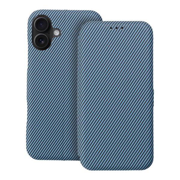 FOLIO Side Magnet book case for IPHONE 16 PLUS blue