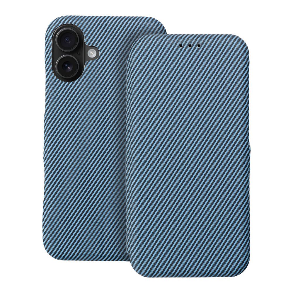 FOLIO Side Magnet book case for IPHONE 16 PLUS blue
