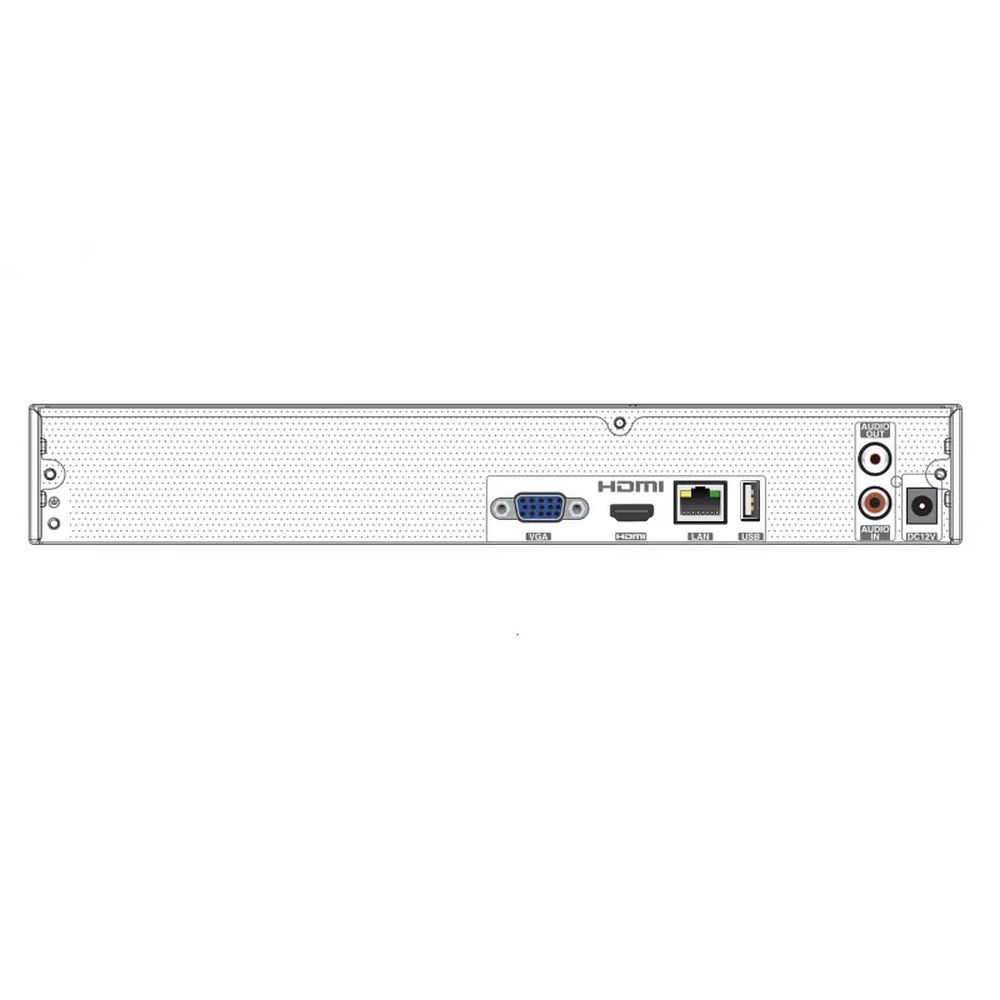 e822998f56c0511a94a41cd3b14e81d8 CAMVI recorder IP 8 channels NVR6108-D1-B2 black