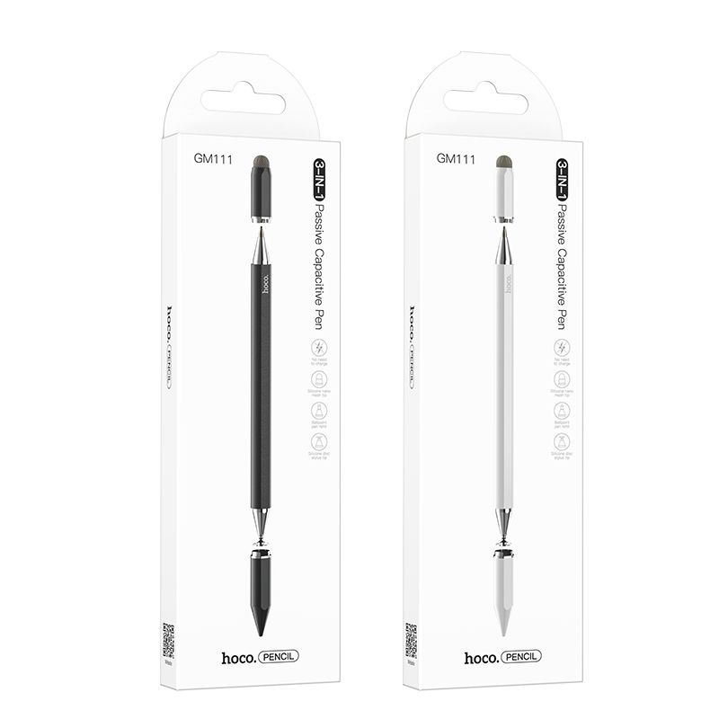 HOCO passive capacitive pen 3in1 GM111 white