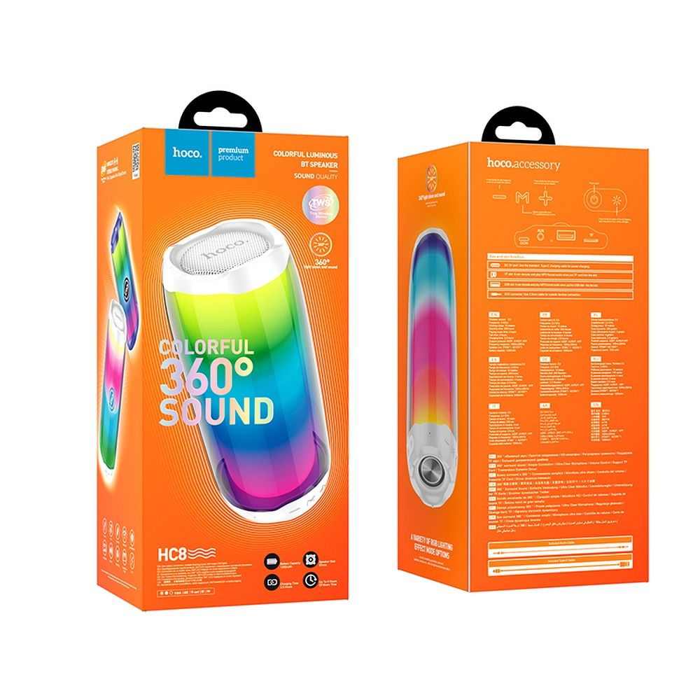 HOCO wireless speaker bluetooth HC8 white