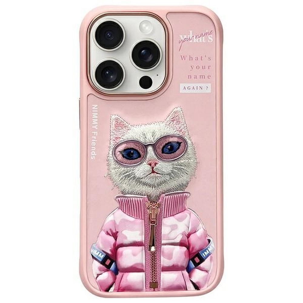 ebca09beb1d9f0307274a726795bdeed NIMMY case COOL&CUTE 2.0 Cat for IPHONE 16 Pro Max pink