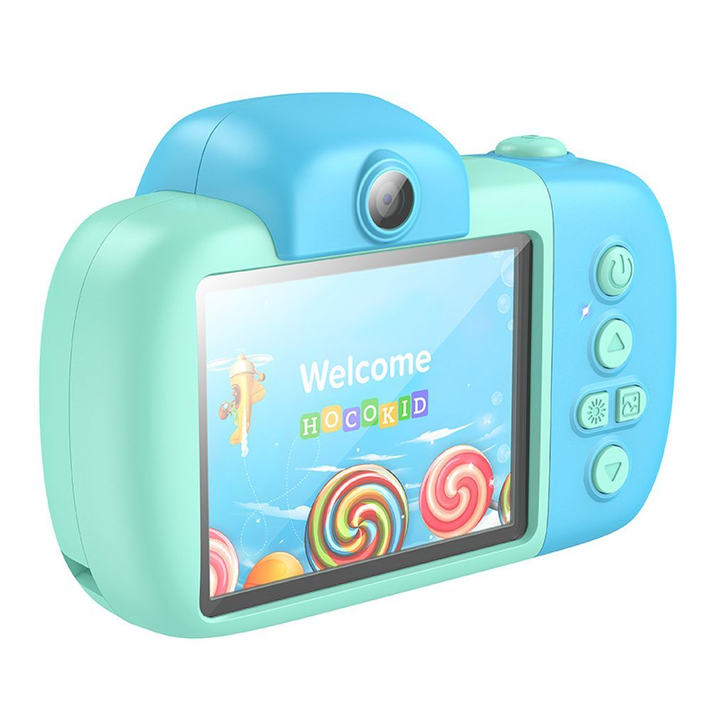 Digital kids camera Hoco 2MP 2,4" Full HD DV201 blue