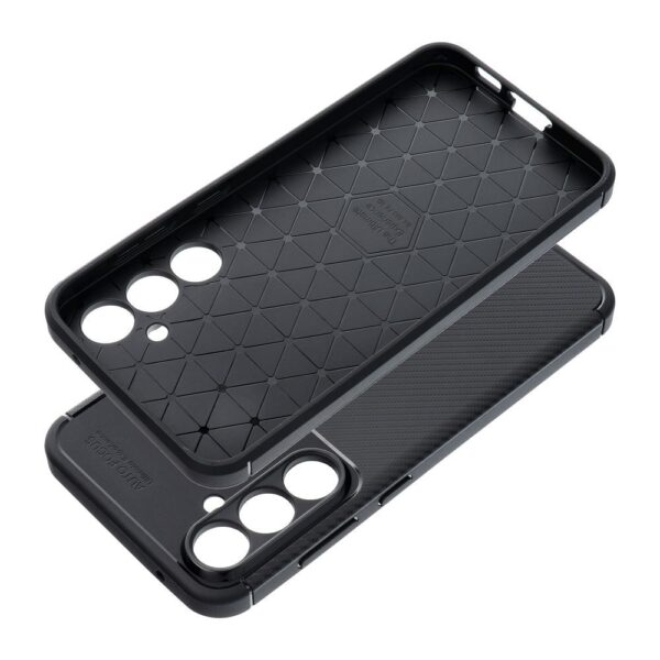 Case CARBON PREMIUM for SAMSUNG S23 FE black
