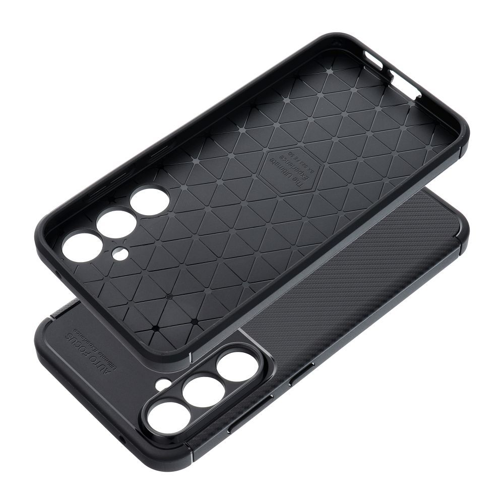 Case CARBON PREMIUM for SAMSUNG S23 FE black