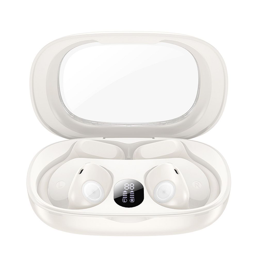 HOCO wireless bluetooth earphones TWS EA1 milky white
