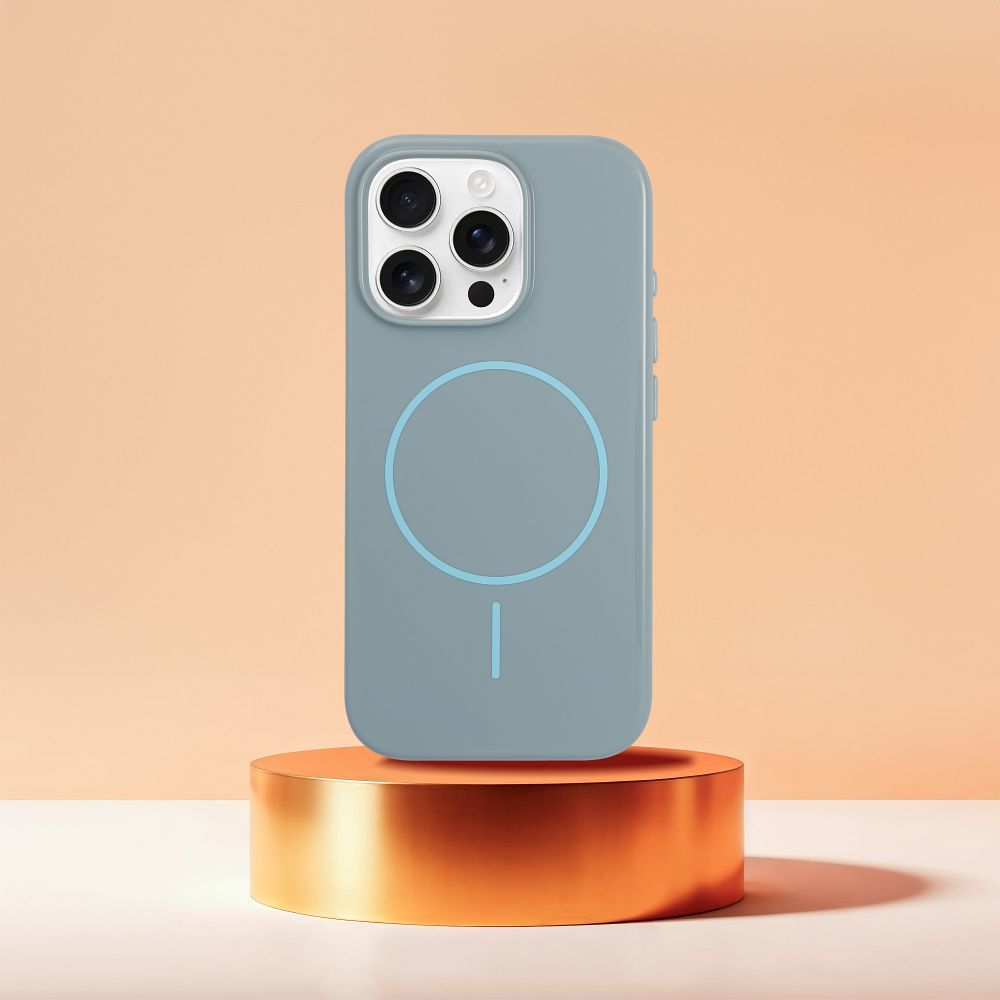 Glossy Mag Cover compatible with MagSafe for IPHONE 16 PRO MAX mint