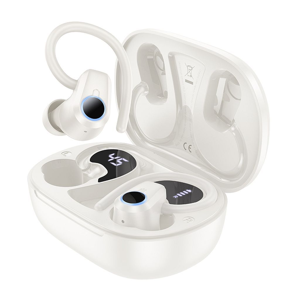 EOL HOCO wireless bluetooth earphones TWS EQ8 milky white