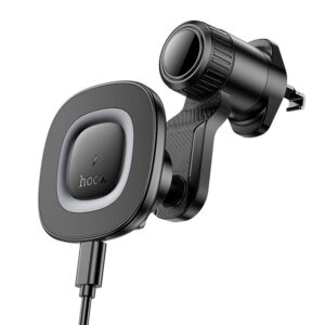 Car phone holder induction Hoco 15W air outlet HW30 black