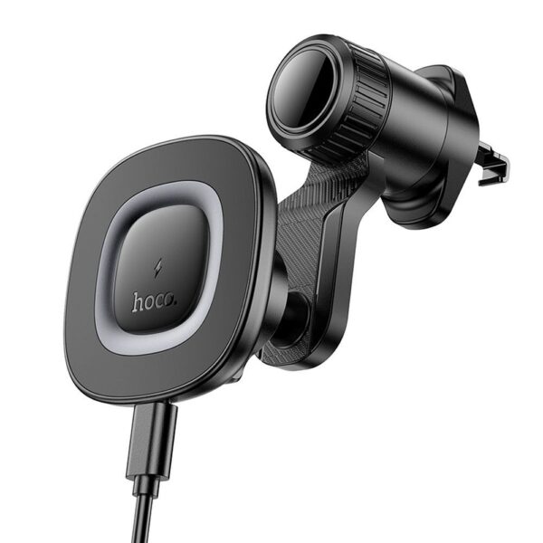 Car phone holder induction Hoco 15W air outlet HW30 black